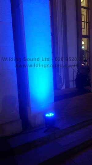 Walthamstow Assembly Hall venue lighting